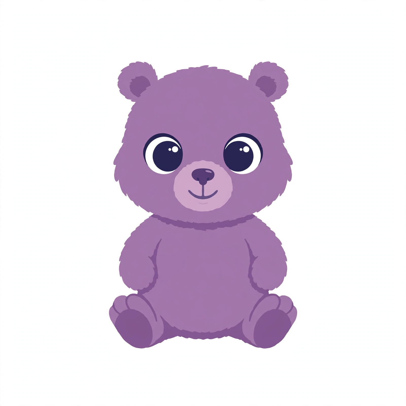 Milly, the tiny purple bear